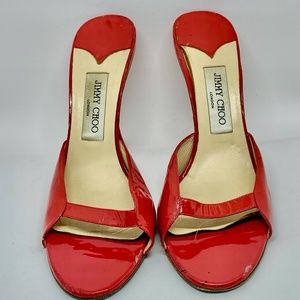 Jimmy Choo Red Patent Leather Pump